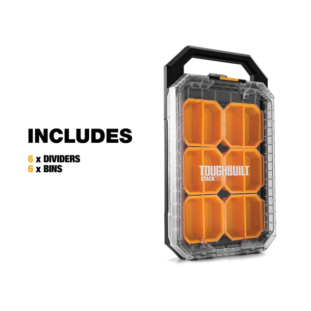 ToughBuilt StackTech – Kompaktiškas 1/2 Žemo Profilio Organizatorius (3)