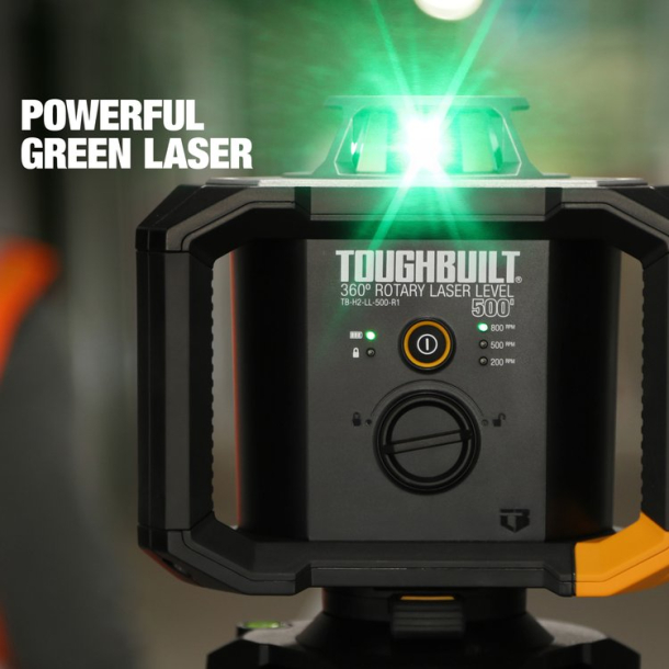 ToughBuilt – 360° rotacinis lazerinis nivelyras (152 m) (3)