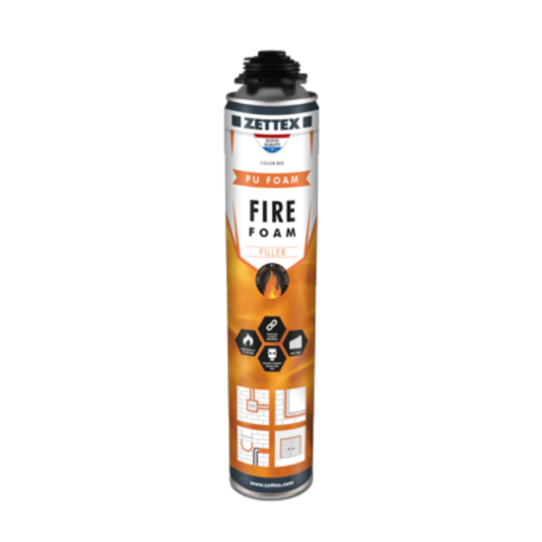 ZETTEX PU Foam Fire NBS B1 - Priešgaisrinės sandarinimo putos (750 ml) (1)