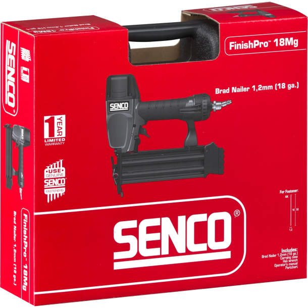 SENCO FinishPro18Mg - Smeigių kalimo įrankis (1.2 mm) (16 - 50 mm) (18 ga) (3)