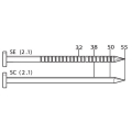 4PRO CN55 - Būgninė viniakalė (32 - 55 mm) (15 °) (2)