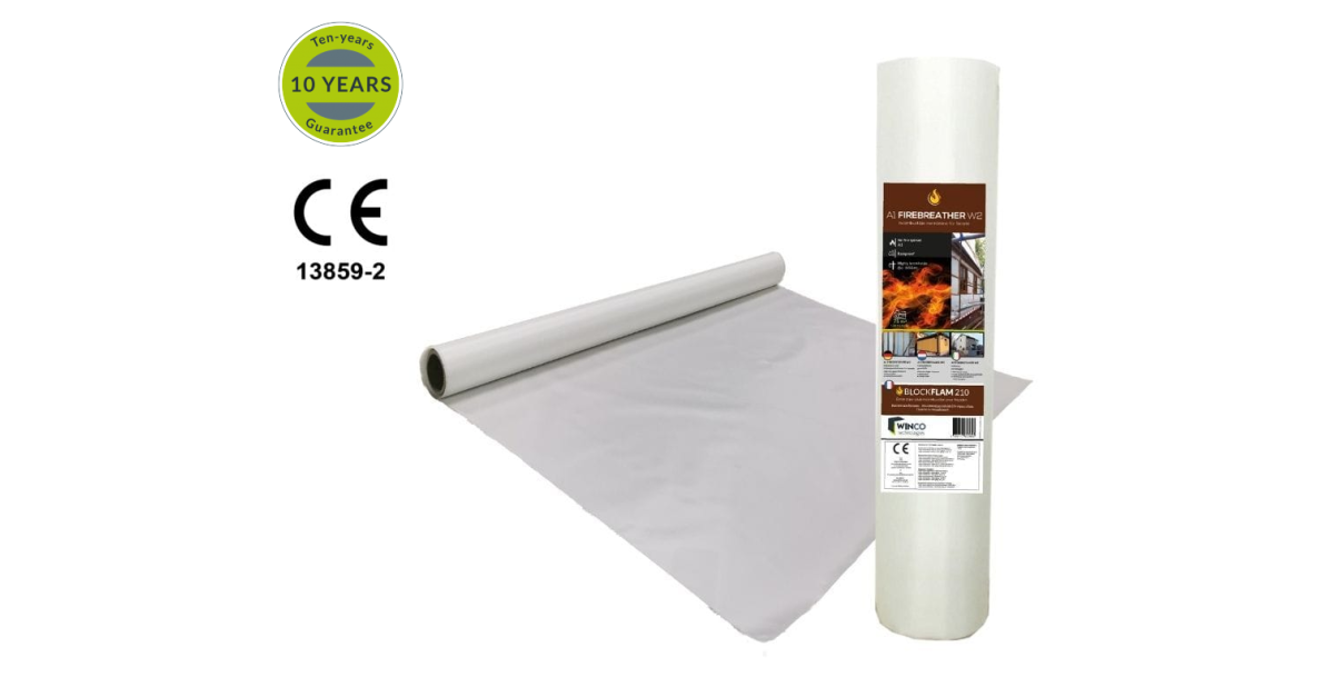 WINCO Firebreather white A1 W2 - Balta, nedegi, kvėpuojanti membrana (1 ...