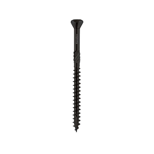Eurotec Hapatec - Nerūdijančio plieno medsraigčiai (4.0 x 50 mm) (500 vnt.) juodi (2)