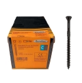 Eurotec Hapatec - Nerūdijančio plieno medsraigčiai (4.0 x 50 mm) (500 vnt.) juodi (1)