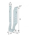 IUSE399/92 - Dvitėjinės sijos laikiklis (399 x 92 x 1.2 mm) (2)